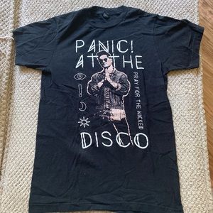 Black Panic at the disco merchandise, never worn,
